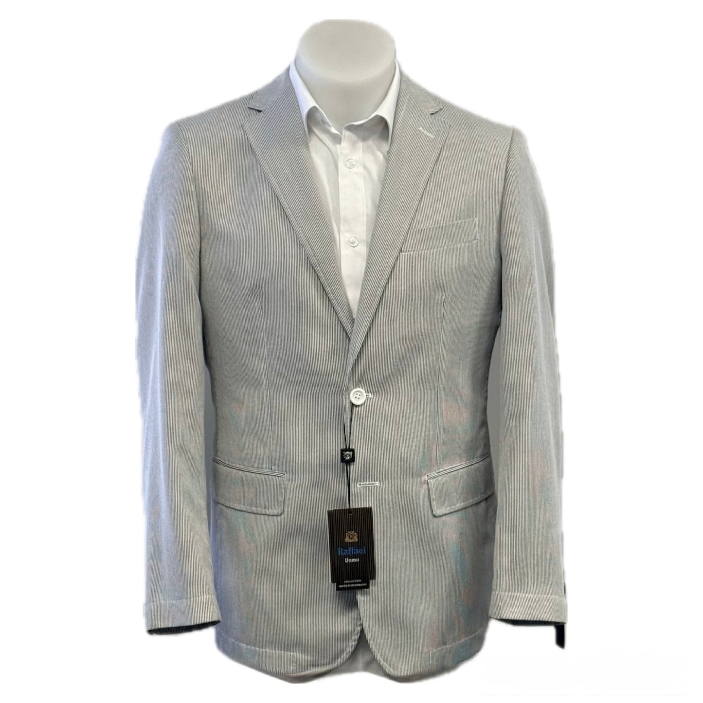 Men's Blazer Poly/Visco Pinstripe Regular pocket Casual Wear #Blz-JAG013 (Vente Finale)