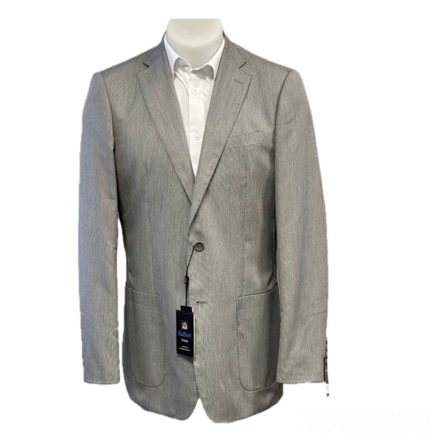 Men's Blazer Poly/Visco Slim fit Patch pocket Casual Wear Lt-Grey#Blz-P110Br (Vente Finale)