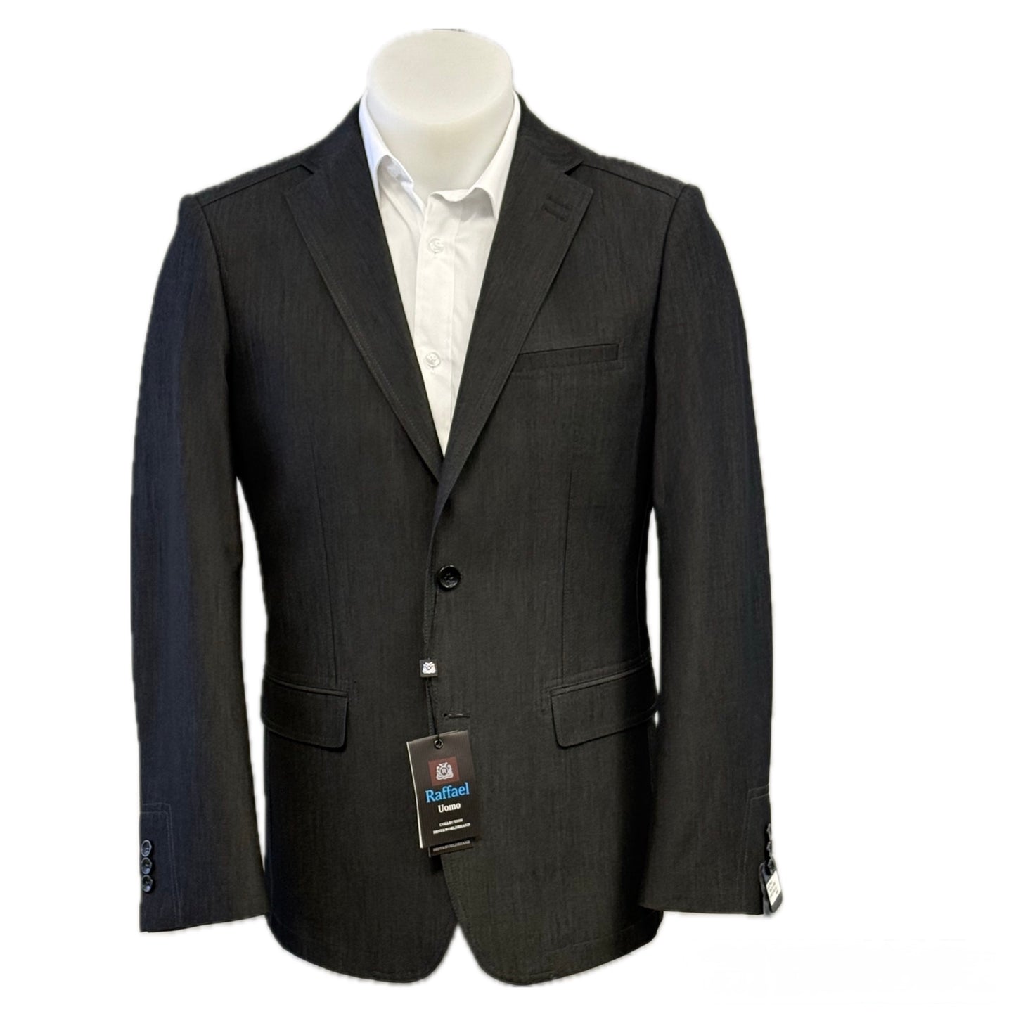 Men's Blazer Poly/Visco Slim fit Charocal #Blz-100C (Vente Finale)