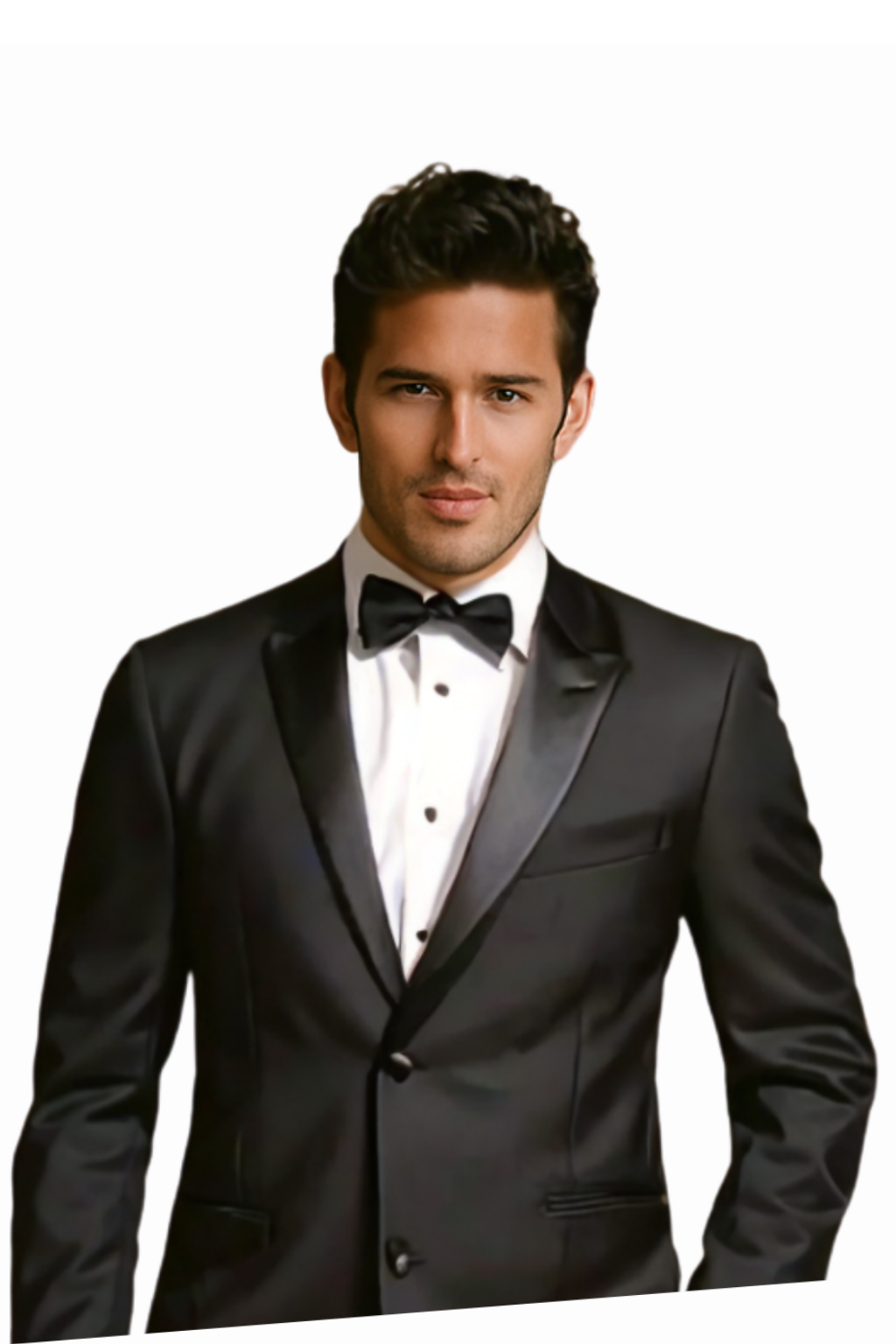 Raffael Uomo Men Tuxedo Slim fit cut Poly/Visco/Spandex 3pcs. BN