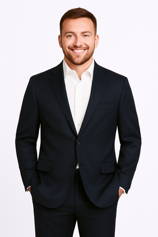 Men Blazer regular cut Poly/Visco/Spandex (Oversize) BN