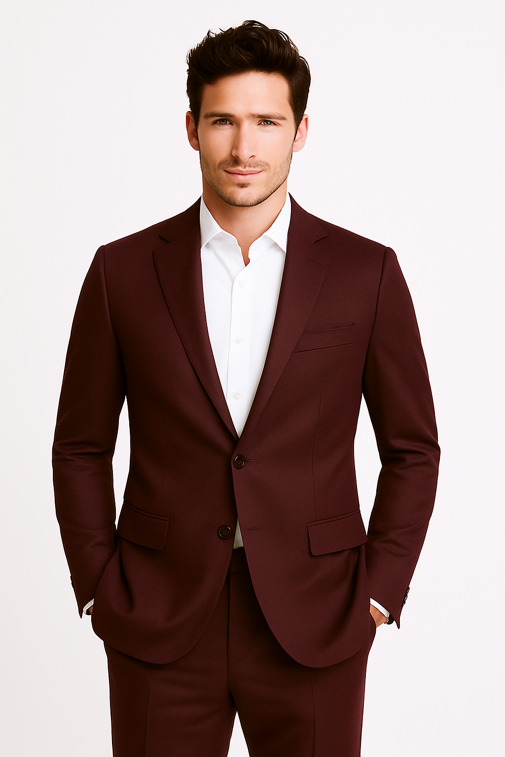 Men Blazer Slim fit cut PoLy/Visco/Spandex FB-CB-DGr-Bu