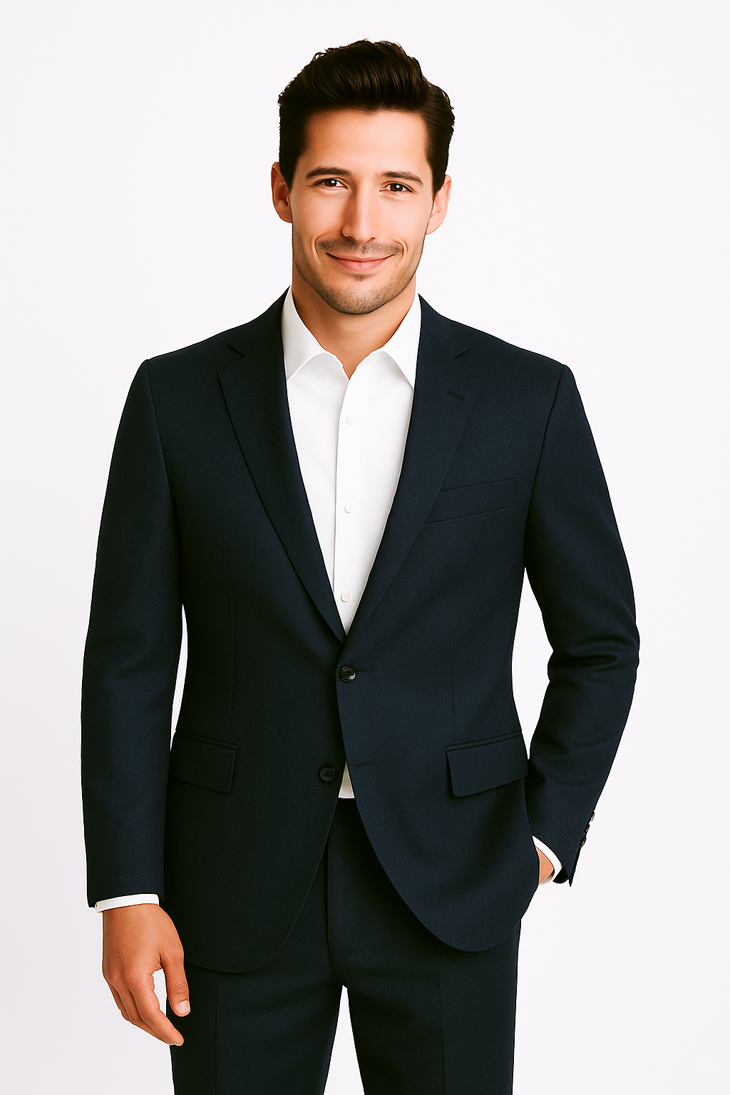 Men Blazer regular cut Poly/Visco/Spandex BN