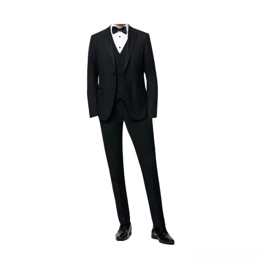 Men Tuxedo Slim fit cut Poly/Visco/Spandex 3pcs. BN