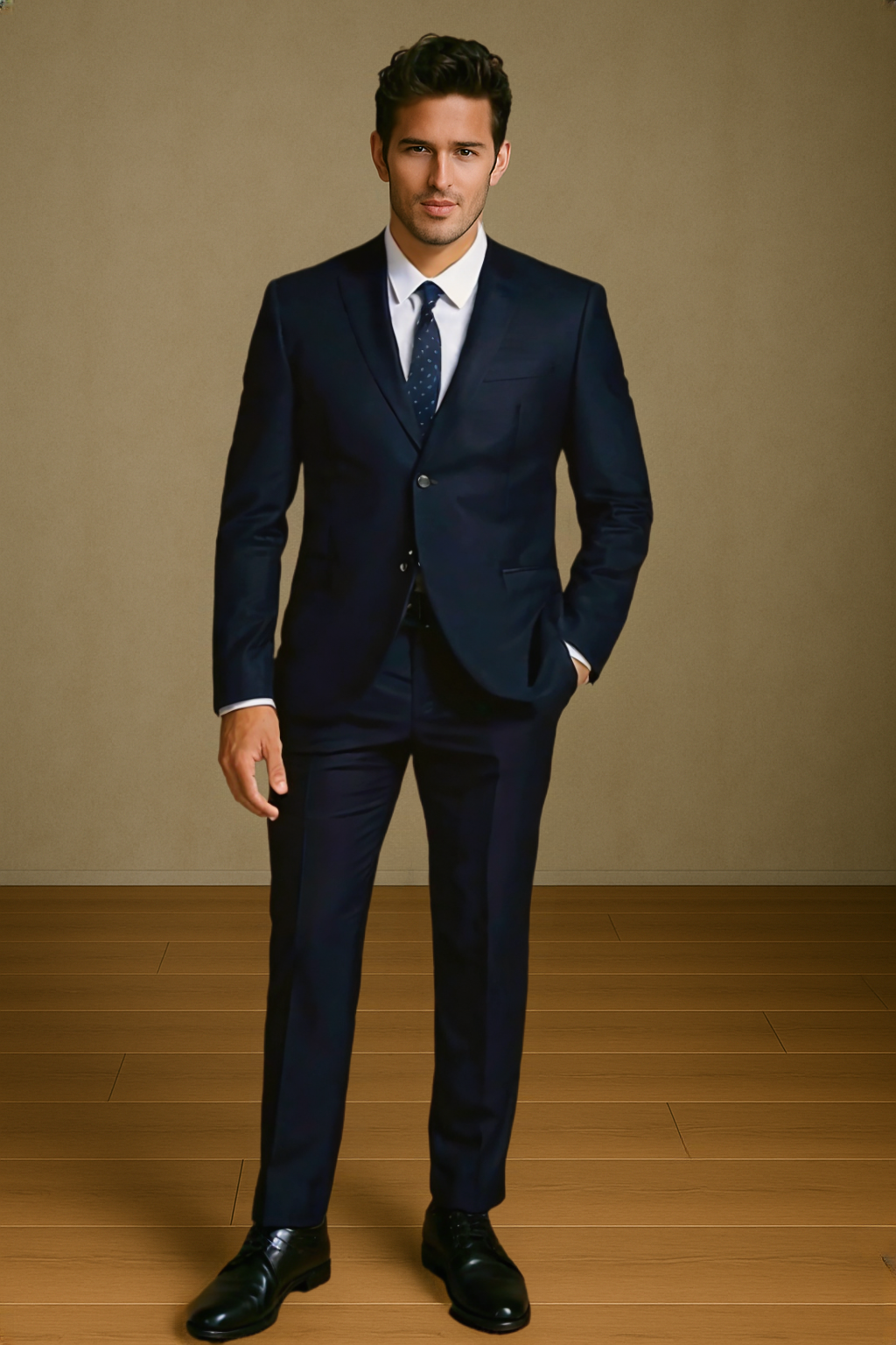Raffael Uomo Men Suit regular cut Poly/Visco/Spandex 2pcs (Oversize) NB